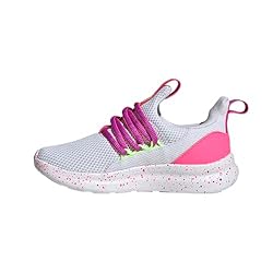 adidas Lite Racer Adapt 7.0 Sneaker, White/Lucid