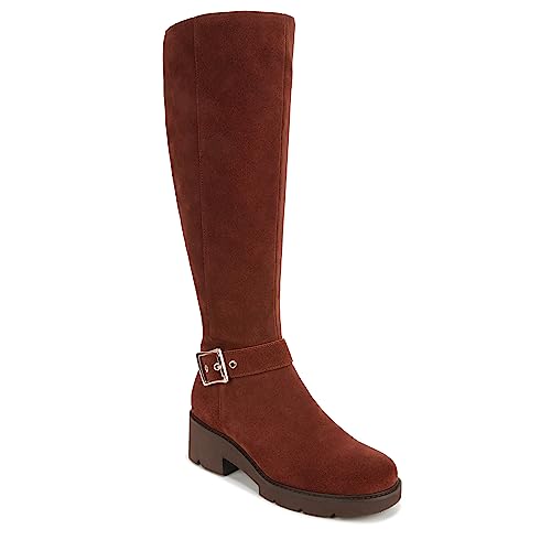 Naturalizer Womens Darry Tall Water Repellent Knee High Boot Cappuccino Brown S…