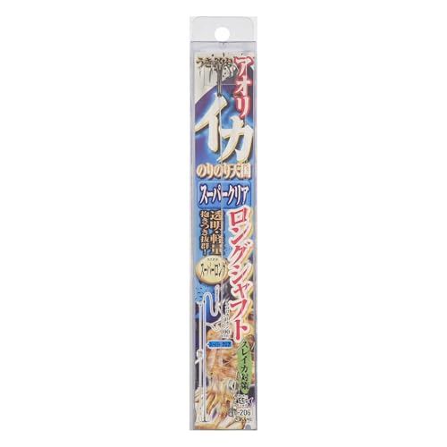 ささめ針(Sasame) I-206 イカ のりのり天国 スーパークリア ロングシャフト #スーパーロング