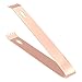 Juvale Ice Tong - Stainless Steel Copper Coated - Ideal for Serving Cold Drinks and Cocktails- Rose Gold, 6.5 x 0.8 Inches