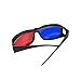 uxcell Red-Blue 3D Glasses 3D Visoin Glass for Movies 3D Print Magazines Comic Books TV Anaglyph Photos 3pcsthumb 1