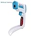 FHTD Forehead Digital Thermometer, Non Contact Infrared Thermometer, LCD Digital Temperature Meter 32-43DegC Temperature Measurement Device for Kids (Bule)