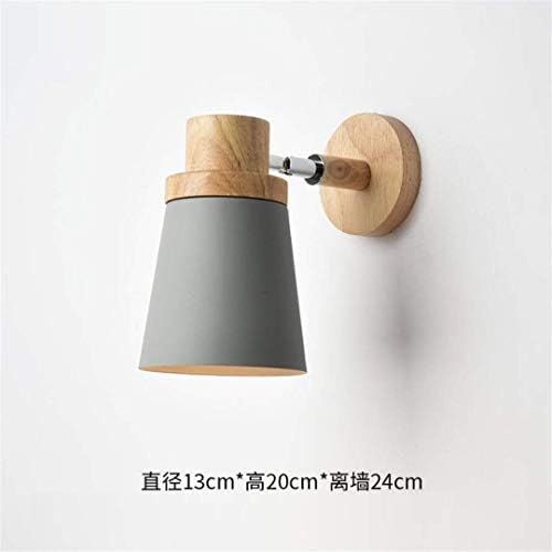 CC6 Ceiling Lightcreative Nordic Log Grey Wall Lamp Simple Modern Bedroom Bedside Wall Lamp Led Living Room Aisle Corridor Light