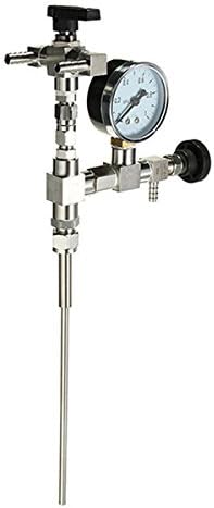 Tourwin Bottle Filler,Counter Pressure,Deluxe Stainless Steel!Counter Pressure Gauge,Beer Bottle Filler For HomeBrew CO2 Beer