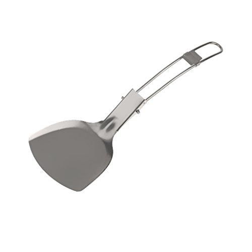 Generic Outdoor Foldable Camping Stainless Steel Spatula Grilling Cooking Utensil Tool