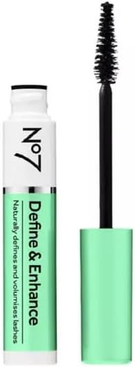 No7 Boots Define Enhance Mascara Brown Black 7ml Waterproof Volumising