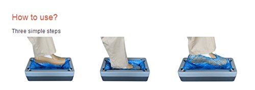 Automatic Shoe Cover Dispenser (Model MS2-305) with 10pcs Disposable Shoe Covers by The Emperor of Gadgets