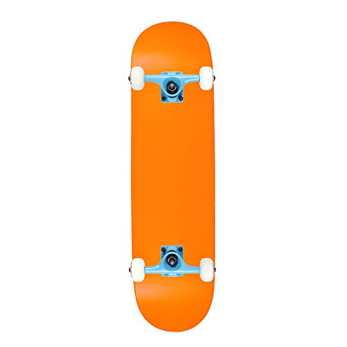 Moose Skateboard Complete Blank Neon Orange 8.0" with Tensor