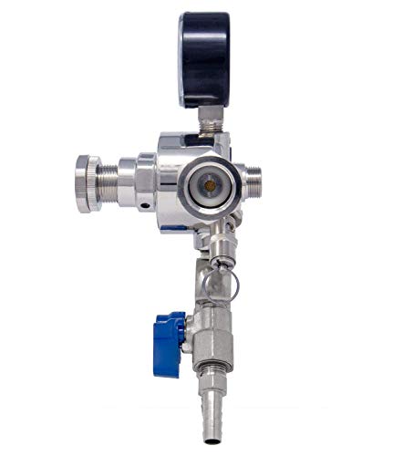 Kegco-KC-LH-542-2-Beer-Regulator-516-Hose-Barb-Chrome