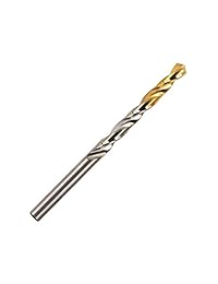YG-1 Acero de alta velocidad gold-p, espiral, 135 Grado lenta, 3.0 mm de diámetro de vástago recto broca Jobber, estaño Acabado, X 61 mm de longitud, 10