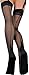 Trasparenze Pennac 20 Den Back Seamed Stockings [Garter belt not included] Color: Black Size: 1/2 (Small/Medium)