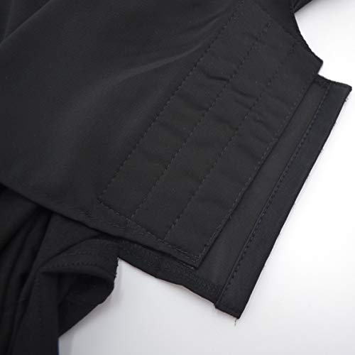 BaronHong Plus Size Chest Binder Cotton Vest Tank Tops for Tomboy Lesbian(Black,XL) - Thumbnail 7