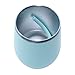 Grandma's Sippy Cup - 12 oz Mint Stainless Steel Vacuum Insulated Wine Tumbler with Lid and Straw (ENGRAVED) | Funny Birthday Christmas Gift for Grandma