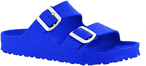 Birkenstock Unisex Arizona Essentials EVA Scuba Blue Sandals - 39 N EU / 8-8.5 2A(N) US