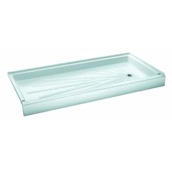 El Mustee 3060R Durabase Fiberglass Rectangular Shower Floor, Right
