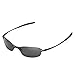 Walleva Polarized Black Replacement Lenses for Oakley Square Wire 2.0