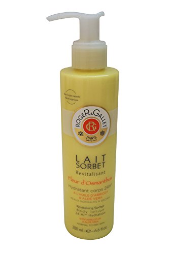 Roger & Gallet Fleur D'osmanthus Revitalizing Sorbet Body Lotion for Women, 6.6 Ounce