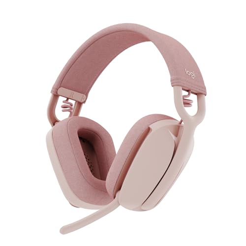 Logitech Zone Vibe 100 Leichte, kabellose Over-Ear-Kopfhoerer