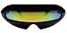 Futuristic Cyclops Mirror Single Lens Oval Sunglasses