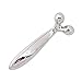 CH 3D Roller Face Massager, Face Lift Tool Firming Body Face Massager(Silver)