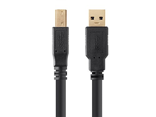 Monoprice Select Series USB 3.0 A to B Cable, 1.5' (113746)