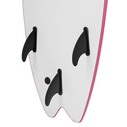 Grande Juguete Catch Surf 5 1/3' Tri Ocean Beach Foamie Boards Great for Kids, Adults and Children (Pink) - Thumbnail 4
