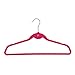 50 Pack Pink Velvet Hangers - Non Slip Hangers with Cascading Hooks - Thin Hangers - Non Slip Hangers, Pink, 17.5 x 9.2 x 0.2 Inches
