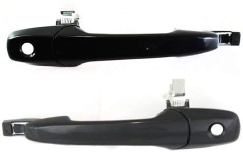 Evan-Fischer EVA18772066971 Exterior Door Handles for Set of 2 Front Left and Right Side Plastic Primed W/Keyhole