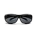 Unisex HD Night Driving Glasses Vision Care Eyes Protect Wrap Around Sunglasses Black