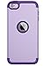 iPod Touch 7 Case,iPod Touch 6 Case,SAVYOU 3 in1 Combo Duty Hybrid Sturdy Armor High Impact Resistant Shockproof Protective Cover Case for Apple iPod Touch7th/6th/5th Generation