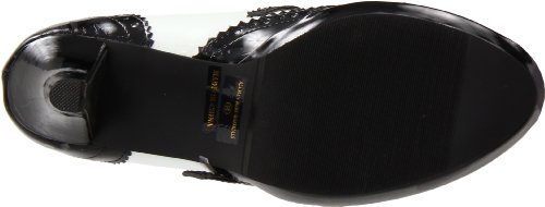 Ellie Shoes Women's 414 Flapper Spectator Pump, Black/White, 5 M US