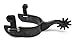 AJ Tack Men's Black Steel Reining Horse Spurs