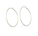Big Gold Filled Hoop Earrings for Women 2 Inch Large Hoop Earrings Set Gifts for Her Thin Endless Hoop Earrings in Gold