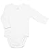 Baby Side Snap Bodysuit Set, Long Sleeve Cotton Boy Girl Kimono Onesie, 4 Pack