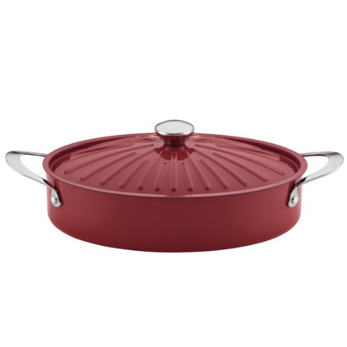 4 Rachael+Ray+Porcelain+Nonstick+Cranberry