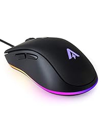 Anker Gaming Mouse with 6Dpi Levels (800, 1600, 2400, 3200, 4800, and 6400), 1000 Hz Polling Rate, Programmable Buttons, Ergonomic USB Computer Mouse, RGB Gamer Desktop Laptop PC Gaming Mouse