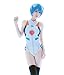 Nuoqi Anime Cosplay White Swimwear One-Piece Suits Costumes