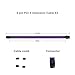 Antec Mod Sleeved Power Supply Cable Extension Kit ATX/EPS 8-pin PCI-E/6-pin w/Combs Purple UV