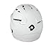 DeMarini Paradox Batting Helmet with Softball Protective Mask, White, Small/Medium
