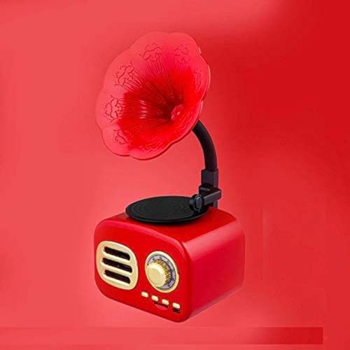 FT-05 Retro Wood Gramophone Music Box Mini Portable Wireless