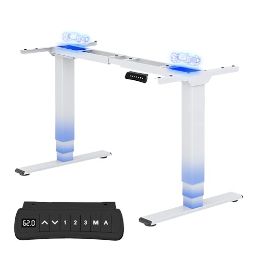 FLEXISPOT Höhenverstellbarer Schreibtisch Tischgestell,Doppelmotor&3-stufig