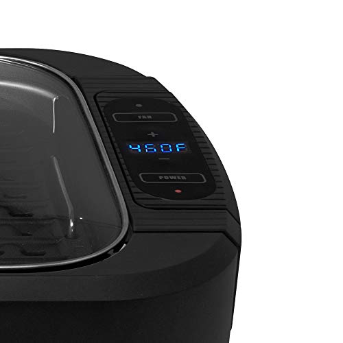 Kalorik, GR 45386 BK, Indoor Smokeless Grill with Tempered Glass Lid