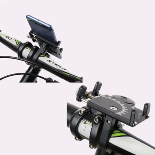 Suporte Para Celular GPS Bike Bicicleta E Moto Em Aluminio Articulado 360º Guidão Universal