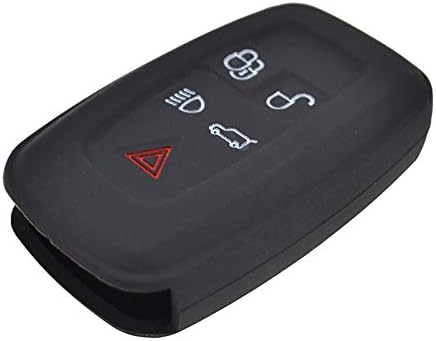 XUKEY 5 Button Silicone Car Key Case For Land Rover Discovery 4 for Range Rover Sport Vouge 2009 2010 2011 2012 Cover Keyless Remote Fob Shell - Image 4