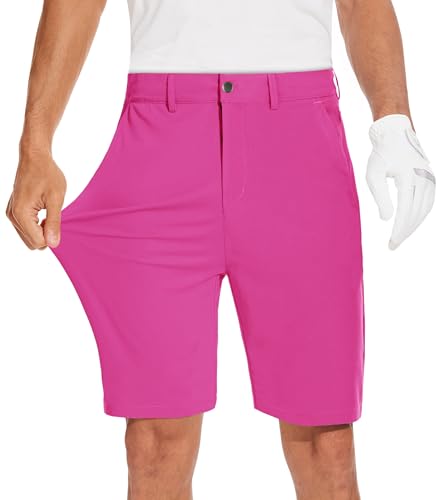 JWM Mens 9" Stretch Golf Shorts - Lightweight