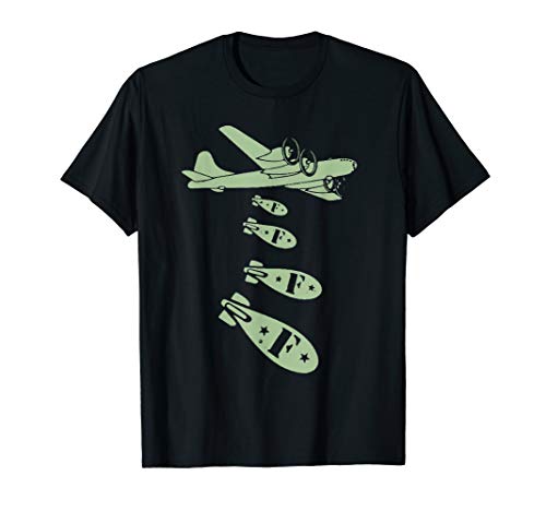 Bomber Dropping F-Bombs Funny T-Shirt