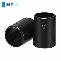Jamiikury 52 Pack Wire Shelf Clips, Black Shelf