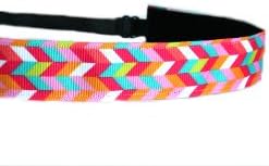Mavi Bandz Adjustable Non-Slip Fitness Headbands - Confetti Craze Geometric