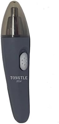 Tongtle Ear Nose Remover Facial Eyebrow Hair Trimmer with LED Light Battery Operated