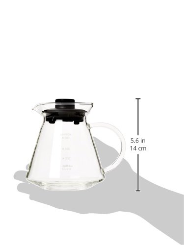 Yama Glass GD-20 Universal Pour Over Coffee and Tea Decanter, 20 oz